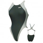 NSA Schwimmanzug & Badeanzug 2000 schwarz/silber